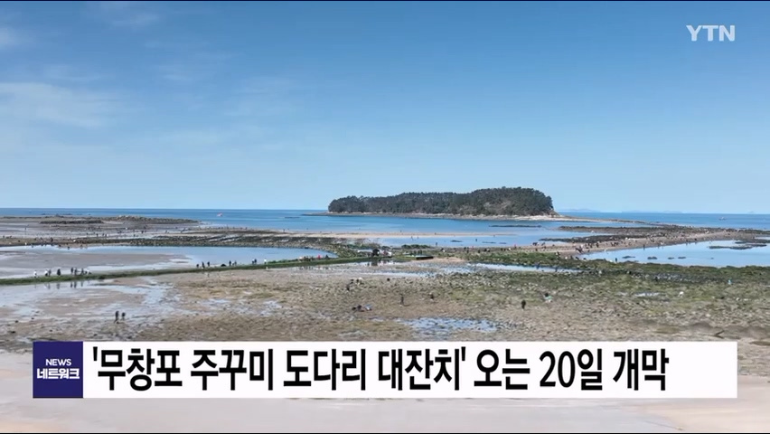 [0317 YTN  9시 뉴스]충남 보령 '무창포 주꾸미 도다리 대잔치' 오는 20일 개막
